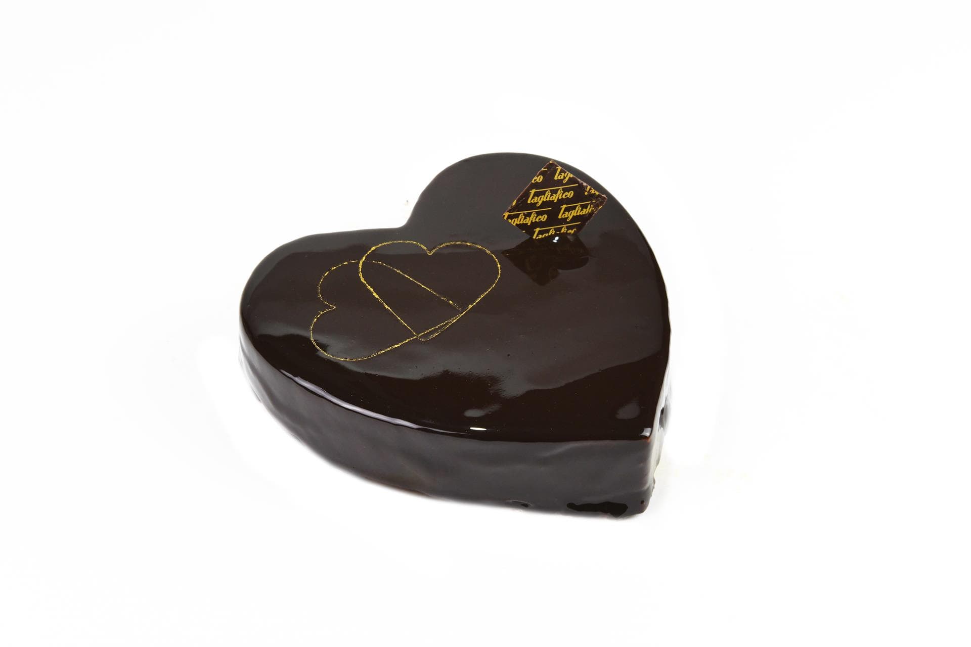 Cuore di mousse al cioccolato